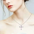 thumbnail image 2 of CILENON Fashion Beautiful Alloy Cross Pendants Necklaces Cross Pendant Necklace Jewelry Gifts For Women (E,One Size), 2 of 2