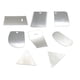thumbnail image 5 of Advancent Raspador de pastel de acero inoxidable Raspador de pastel trapezoidal Crema de chocolate Herramienta más para glaseado Herramientas y accesorios para hornear Plata, tipo 8 15*9.8 cm, 5 of 6