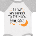 thumbnail image 4 of Inktastic I Love My Sister to the Moon and Back Boys or Girls Baby Bodysuit, 4 of 5