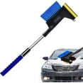 thumbnail image 1 of CHAO Rascador de hielo y cepillo para nieve, cepillo para nieve extensible, raspador para automóvil, raspadores para nieve automáticos con mango ergonómico, para automóvil, camión, SUV, 1 of 5