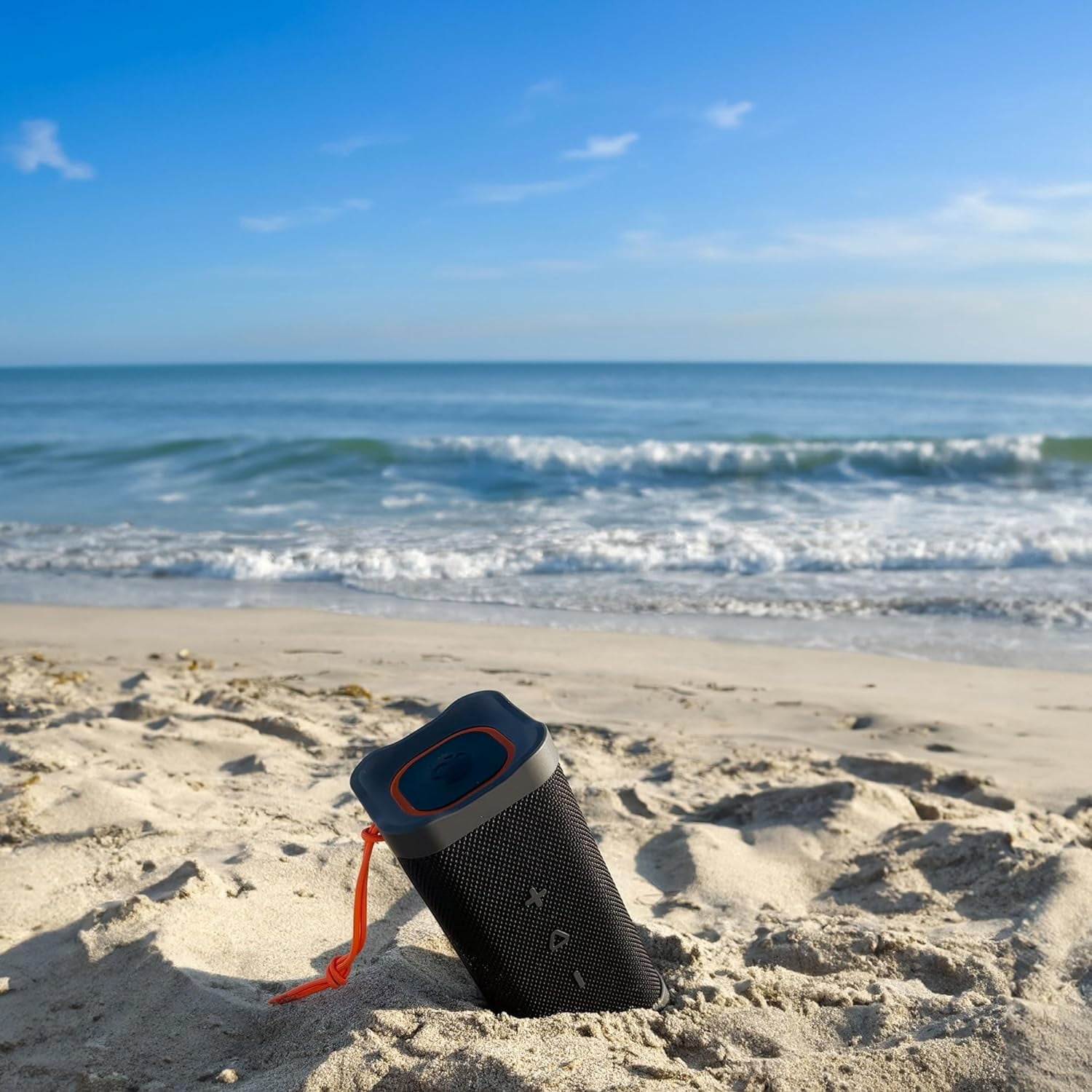 Skullcandy Terrain XL Wireless Speaker, IPX7 Waterproof, 18-Hour Battery, True Wireless Stereo, Nylon Wrist Strap