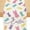 White, variant on Easter Table Runner, Peeps Decorations Colorful Runner for Table Seasonal Spring Holiday Decor for Indoor Outdoor Dining Table (13'''' x 72'''')