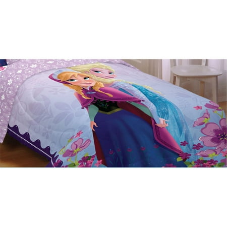 Disney Frozen Bed Comforter Elsa Anna Celebrate Love Bedding