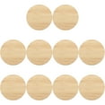 thumbnail image 3 of SHISUYAN 10 Pcs Cercles Vierges Non Finis Découpes en Bambou Tranches Rondes pour Bricolage, 3 of 9