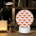 thumbnail image 6 of Balery cute fox pink Pattern Acrylic Night Light Gift with 3 Color ModesTouch-Sensitive LED Lamp Perfect Gift for Mother's Day, Birthday, or Christmas, 6 of 9