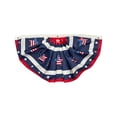 thumbnail image 2 of Miwamany Patriotic Pleated Fan Flag Banner,4th of July Decorations for Outdoor Porch & Railing, Red White & Blue Decor for 4th of July, Memorial Day, Independence Day Decorations, 2 of 8