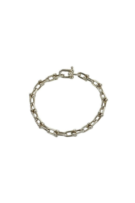 Pre-Owned TIFFANY&Co. Tiffany HardWear Small Link Bracelet, Sterling Silver 925, Accessory,...