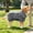 Gray-L, variant on Large Dog Bathrobe Whole Body Coverage, Fast Drying Breathable Polyester Dog Towel Coat, Strong Water Absorption After Bathing, Green or Gray, All Seasons