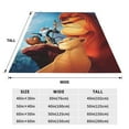 thumbnail image 3 of The Lion King Fleece Blanket Super Soft Cozy Throw Blanket Fuzzy Comfy Flannel Blanket Warm Plush Blankets And Throws For Couch, Sofa, Bed 40"X30", 3 of 7
