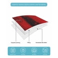 thumbnail image 5 of Red Summer Quilt Set King Size,Soft Microfiber Quilted Bedding Set with 2 Pillow Shams,Retro Oil Painting Modern Abstract Art Aesthetics Lightweight All Season Bedspread Coverlet for Bedroom 96"x106", 5 of 6