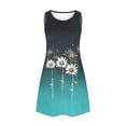 thumbnail image 6 of Levmjia Women Summer Dresses Sleeveless Casual Round Neck Loose Fit Floral Printed Cotton Comfortable Beach Vacation Outfit Multi Color Options, 6 of 9