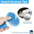 thumbnail image 2 of Cat Brush for Shedding, Self Cleaning Slicker Brush, Soft Silicone Self Cleaning for Short and Long Haired Cats for Grooming and Massaging, 2 of 7