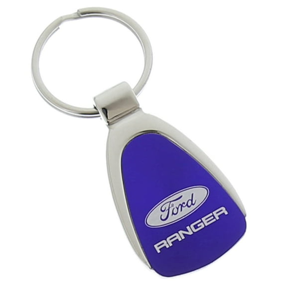 Ford Ranger Tear Drop Key Ring (Blue)