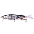 thumbnail image 4 of LJNYFDC 3D Realistic Fishing Lure Bionic Hard Bait with Double Hooks Realistic 3D Fisheye Simulation Bass Fishing Lures 2 Jointed Swimbait for Slow Sinking Action, 4 of 7