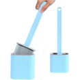 thumbnail image 1 of Toilet Brush Set, Silicone Toilet Brush, Silicone Toilet Brush, Toilet Brush Set, Silicone, Toilet Brushes And Holder Without Drilling, Toilet Brushes, 1 of 5