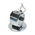 thumbnail image 1 of Silver Metal Hand Counter Mechanical Palm Counter 4 Digit Hand Counter Sports Trainer Supplies, 1 of 5