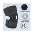 thumbnail image 2 of Rodillera Con Soporte Estabilizado De Rótula Barra Aluminio NEGRO TALLA L, 2 of 5