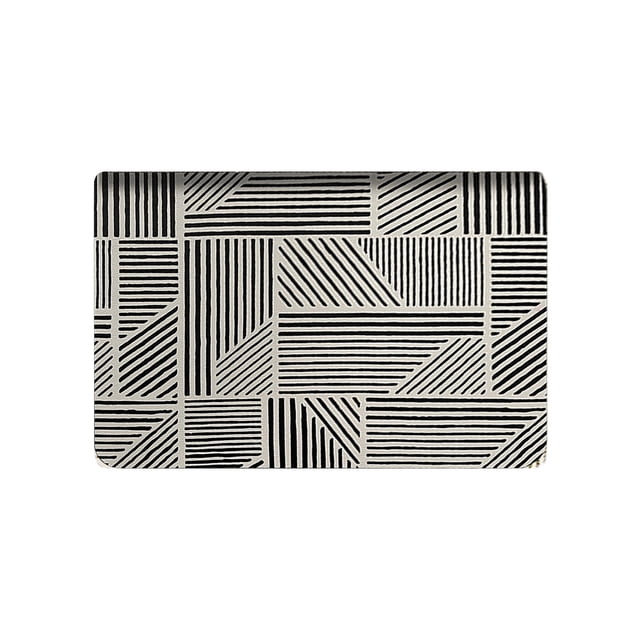 Tapis de Bain Antidérapant avec Dos en Caoutchouc Super Absorbant en Matériau de Boue de Diatomée 16 Po x 24 Po Tapis de Sol pour Salle de Bain devant Baignoire Douche