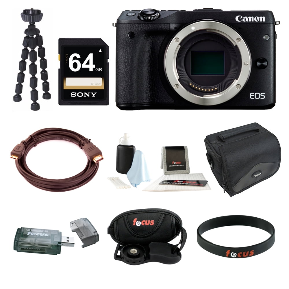 Canon EOS M3 Mirrorless Digital Camera Bundle
