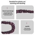 thumbnail image 4 of LEEYNEER Car Mirror Cover With  Mirror Decoration   Car Mirror Cover Mirror Accessories Elastic   Car Mirror Female Cover Bling Car Accessories General Acce, 4 of 5