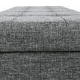 thumbnail image 6 of SONGMICS 43" Storage Ottoman Bench Ottoman with Storage Footstool Hold up to 660 lb for Bedroom Living Room Dark Gray, 6 of 8
