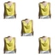 thumbnail image 3 of Top Mujer Qarigey camiseta cómoda elegante tirantes Verano Sexy ligero A36 amarillo XXXL, 3 of 6