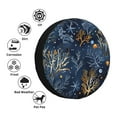 thumbnail image 4 of Naloa Mystical Underwater Coral Scene PVC Leather Spare Tire Wheel Cover Spare Tire Cover, for Car Truck SUV Camper Trailer Universal Fit(14-17in)-14 inch, 4 of 6
