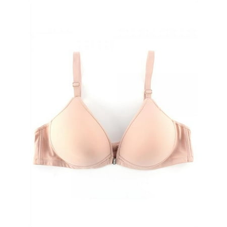 

Women Plus Size Wire-free Seamless Bra Deep Low Cut Push Up Plunge Bra Invisible Bra Comfy Soft Daily Contour Bra No Bulge for Low Cut Gown Dress Bra Gathered Wireless Underwear Lift Bra