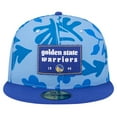 thumbnail image 2 of Men's New Era Royal Golden State Warriors Palm Fronds 2-Tone 59FIFTY Fitted Hat, 2 of 6
