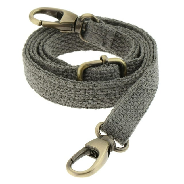 Correa de lona Zulema 1.2 cm Gris