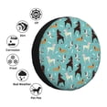 thumbnail image 4 of Lukts Chien Mignon pour Housses de Pneus, Imperméable, Anti-Poussière, Ajustement Universel pour Remorques & SUV - Protection Ultime en un-15 Pouces, 4 of 6