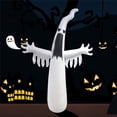 thumbnail image 2 of Fantasma inflable de Halloween de 7,55 pies de altura para exteriores con atenuación colorida, decoración de patio inflable con luces LED incorporadas para vacaciones/fiestas/patio/, 2 of 5
