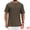 Brown, variant on DARING DIVA Men's Knitted T-Shirts Short Sleeve Crew Neck Jacquard T-Shirt M White