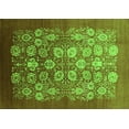 thumbnail image 1 of Ahgly Company Indoor Rectangle Oriental Green Industrial Area Rugs, 5' x 7', 1 of 4