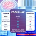 thumbnail image 4 of Focus Max Advanced Brain Support Formula Supplement FocusMax 120 Capsules, 4 of 8