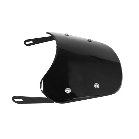 Huhudde Black Motorcycle Headlight Windshield Vintage Designs Wind Deflector for CG125