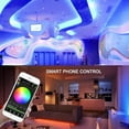 thumbnail image 3 of Strip Lights, Bluetooth Control RGB 110-120V SMD 5050 60 LEDs/m Waterproof Rope Light Strip with 20Key IR Remote, Work with iOS (16.4ft/5m), 3 of 5