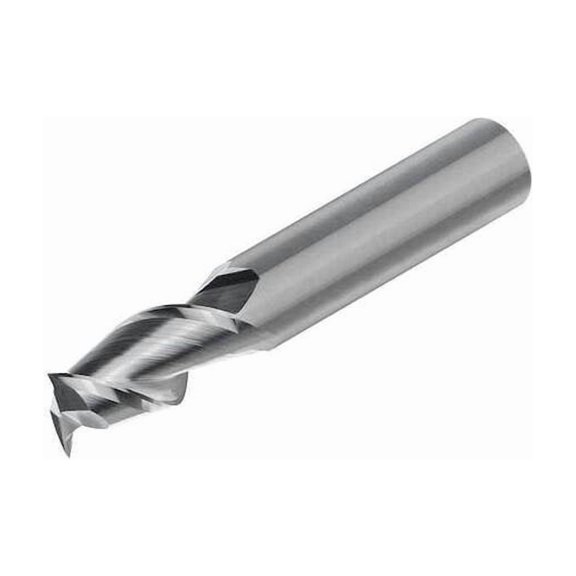 Micro 100 Carbide End Mill,Dia 3/8 In,Cut L 5/8 In ASM-375-5
