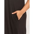 thumbnail image 3 of Joyspun Women’s Knit Midi Sleep Chemise, Sizes S-5X, 3 of 4