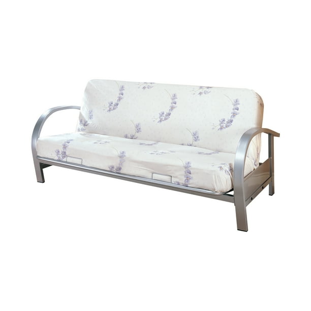Metal Futon Frame Silver