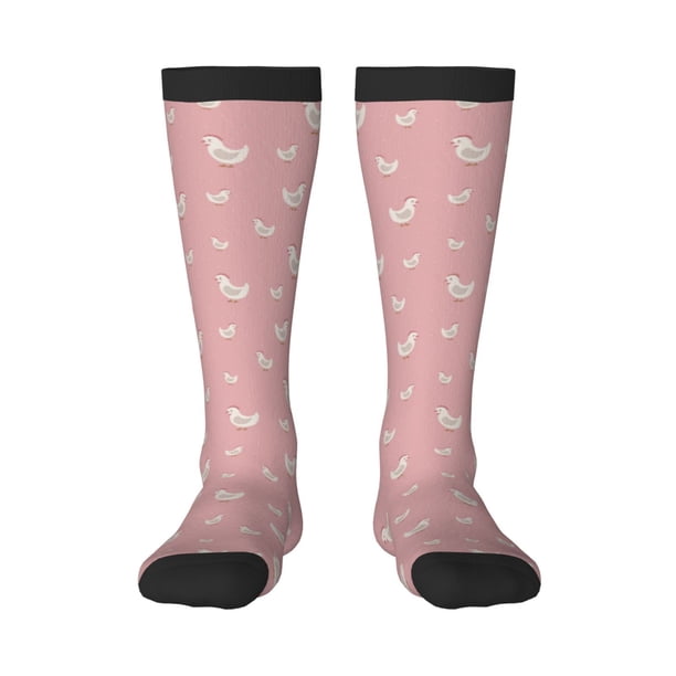 Balery Funny Chicken Calcetines novedosos Calcetines deportivos Calcetines hasta la rodilla Calcetines de algodón Calcetines originales y geniales