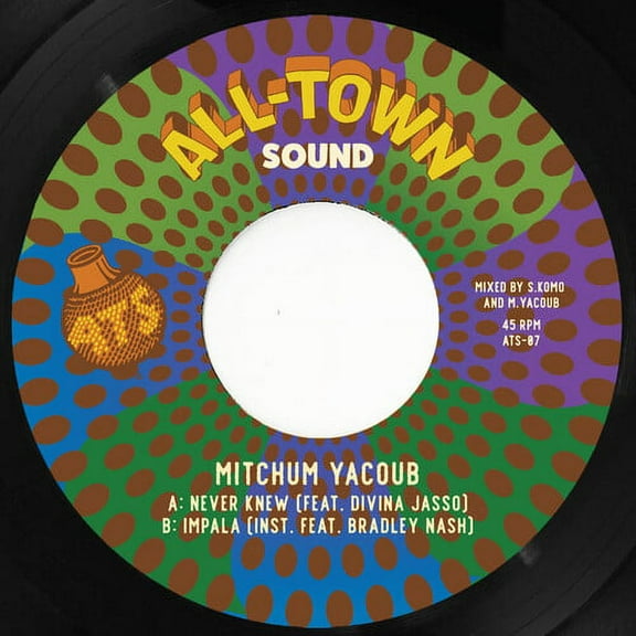 Mitchum Yacoub - Never Knew - White - Rock - Vinyl [7-Inch]