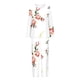 thumbnail image 3 of Puntoco Conjunto de pijama y pantalones de manga larga con cuello redondo y estampado para mujer con bolsillos Puntoco Puntoco-4661, 3 of 4