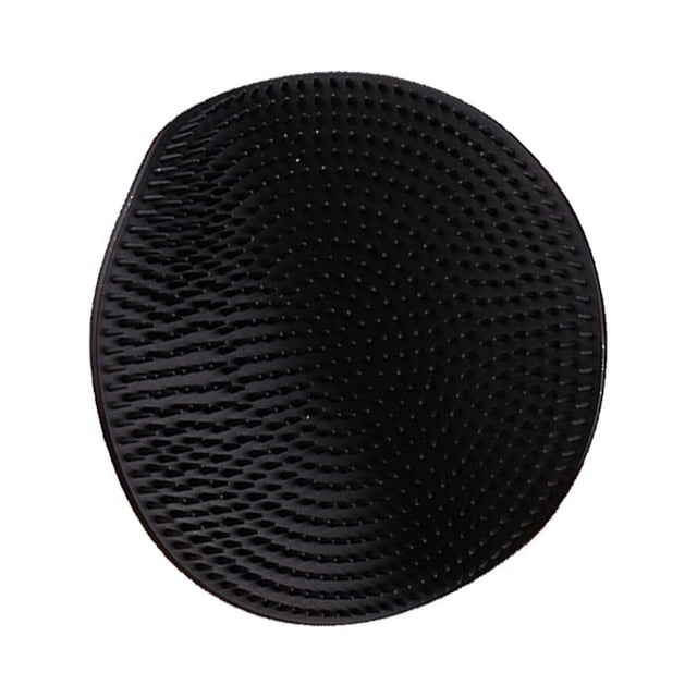 Inteprter Accesorios de depurador de baño de silicona para el hogar, baño, espuma, herramientas pequeñas para limpiar la piel, cepillo Juegos de accesorios de baño Negro