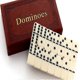 thumbnail image 1 of 2025 1 Set Domino in Durable Brown Wooden Box Domino Tiles Classic Numbers Table Game for Boys Girls Party Favors, 1 of 5