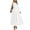 White, variant on Qulqfy Wedding Guest Dresses for Women Fall Long Sleeve Maxi Black Elastic Waist A Line V Neck Tiered Dresses Dress for Women L