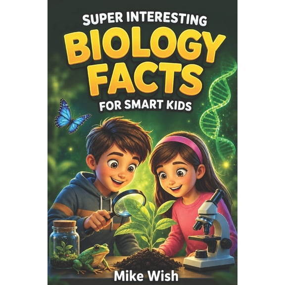 Stem Books for Kids Super Interesting Biology Facts For Smart Kids: : Life Science and Nature Book for Curious Boys & Girls Ages 8-12 400 C, (Paperback)
