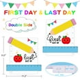 thumbnail image 3 of WaaHome First & Last Day of School Chalkboard - 11.7" x 11.2" Double-Side Back to School Board Sign Reusable 1st Day of Preschool Kindergarten Photo Props Gifts, 3 of 7