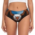 thumbnail image 1 of Balery Cartoon Bald Eagle USA Ropa Interior de Algodón para Mujer con Dibujo – Braguitas Cómodas y Elásticas, Estilo Clásico-Medium, 1 of 6