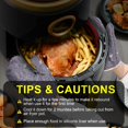 thumbnail image 4 of Air Fryer Silicone Liners 2 Pack, Reusable Round Air Fryer Basket Liners for 3-5 QT, 7.8 Inch Air Fryer Silicone Baking Tray for Oven Microwave Pot Accessories (Red+Black), 4 of 8